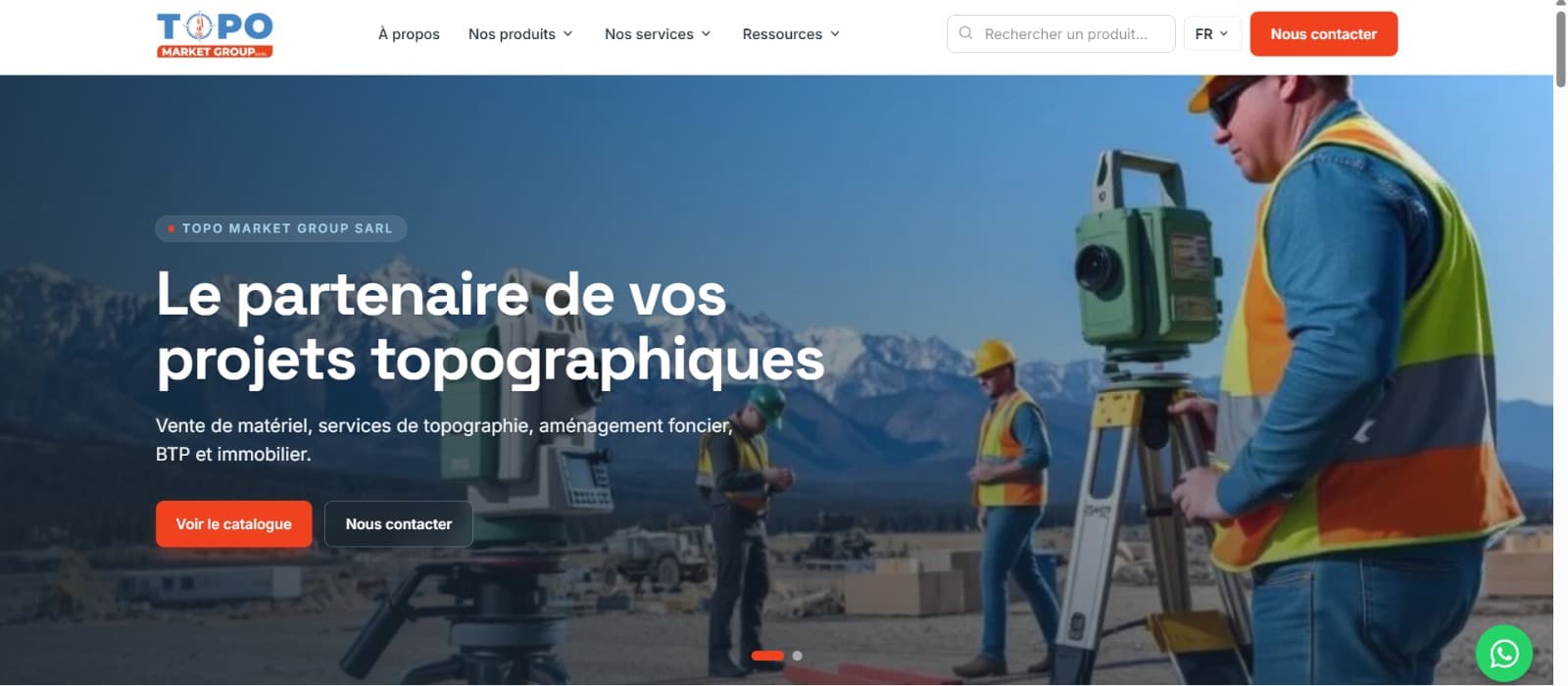 Aperçu du projet TOPO MARKET GROUP
